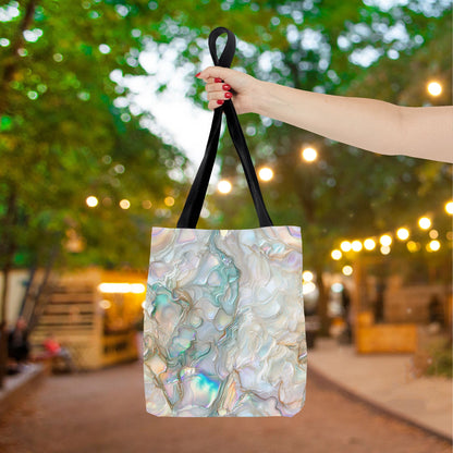 Green Opalescent Dreams Canvas Tote Bag