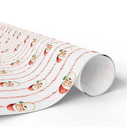 Claus & Canes Wrapping Paper