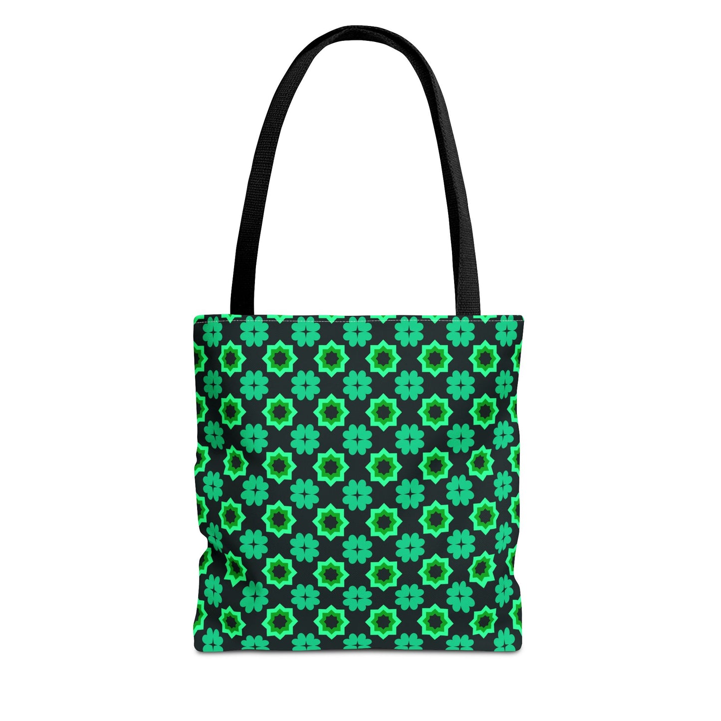 Clover Bloom Burst Canvas Tote Bag