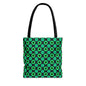 Clover Bloom Burst Canvas Tote Bag