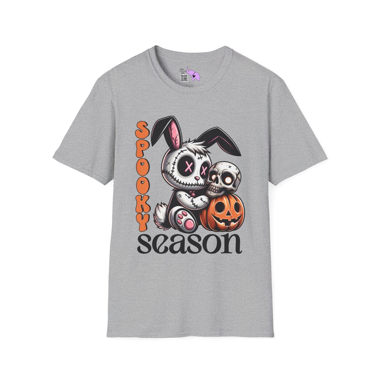 Spooky Season (Voodoo Bunny/Pumpkin) Adult T-shirt