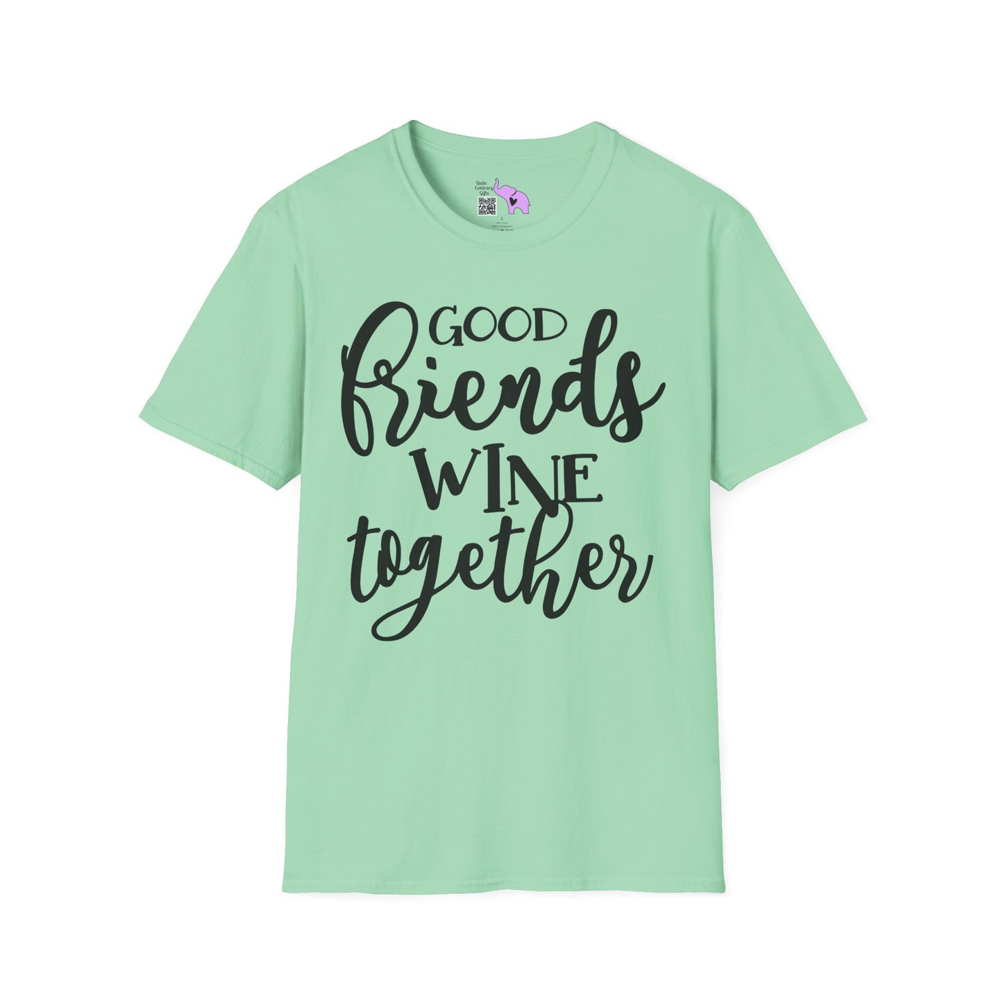 Friends Wine Together Adult T-shirt