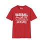 Baseball Is My Favorite Season Adult T-shirt