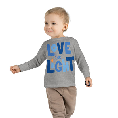 Hanukkah Love & Light 2 Toddler Long Sleeve Tee