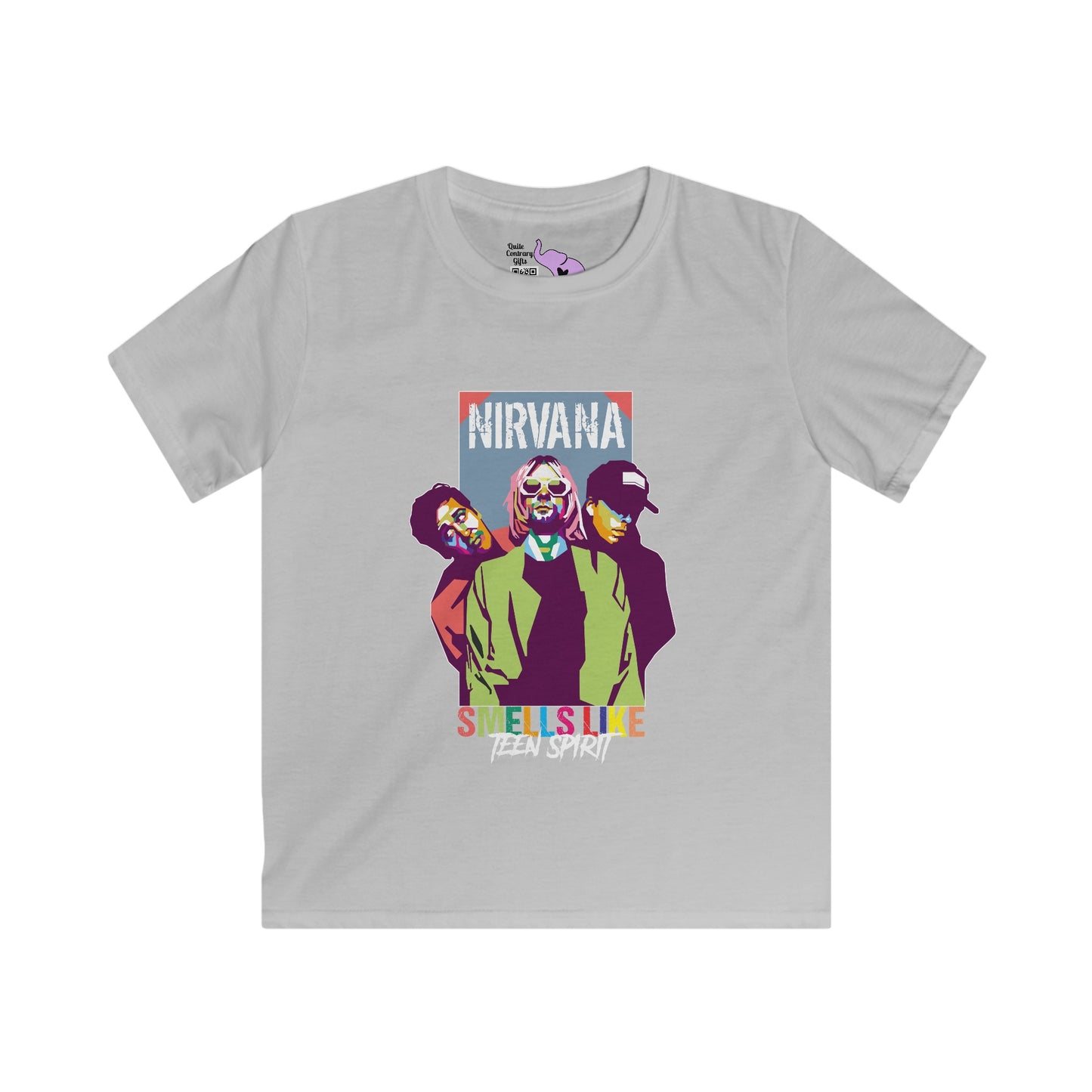 Nirvana Smells Like Teen Spirt Kids Softstyle Tee