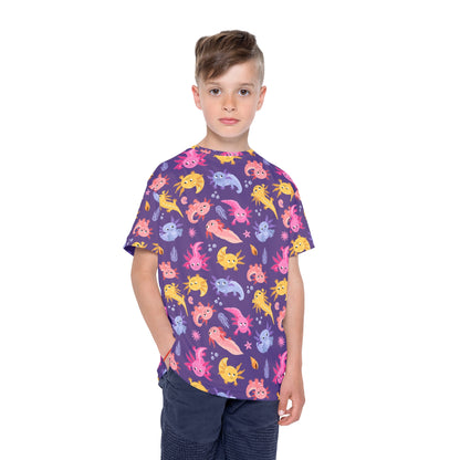 Axolotl Adventures Kids T-Shirt