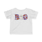 Cute Floral Boo w/Ghost Infant Soft T-Shirt