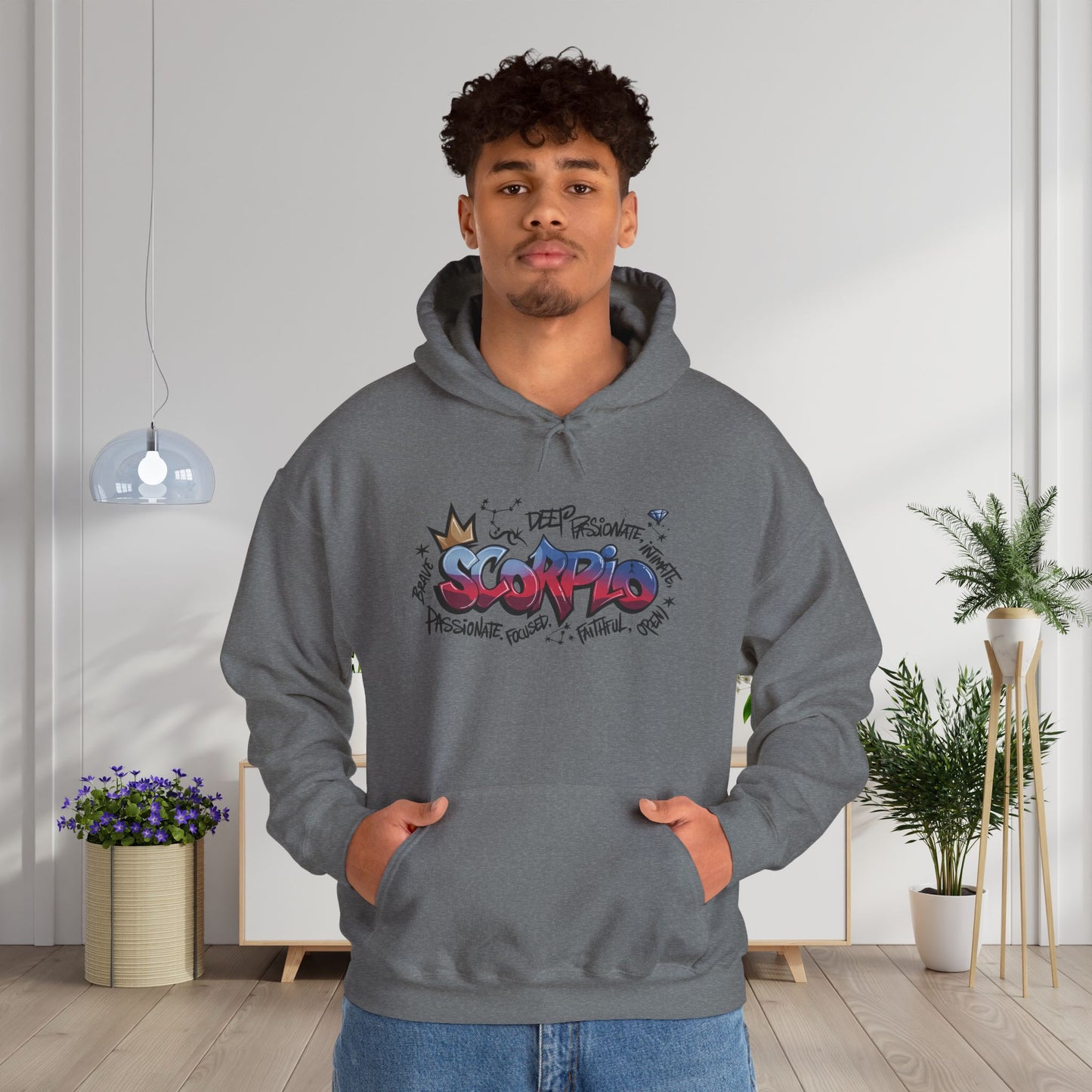 Scorpio Street Art Heavy Blend™ Hooded Sweatshirt