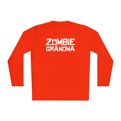 ""Zombie Grandma Adult Long Sleeve Tee