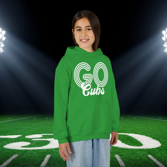 Go Cubs Youth Heavy Blend Hoodie