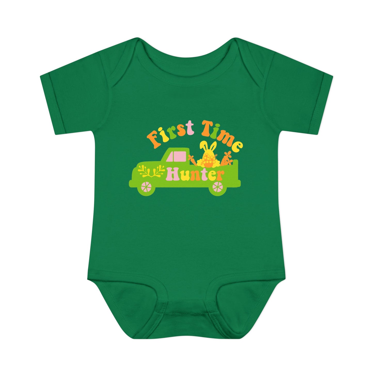 First Time Hunter (Easter) Infant Baby Rib Bodysuit