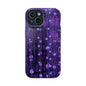 Purple Raindrops MagSafe® Compatible Tough Case for iPhone