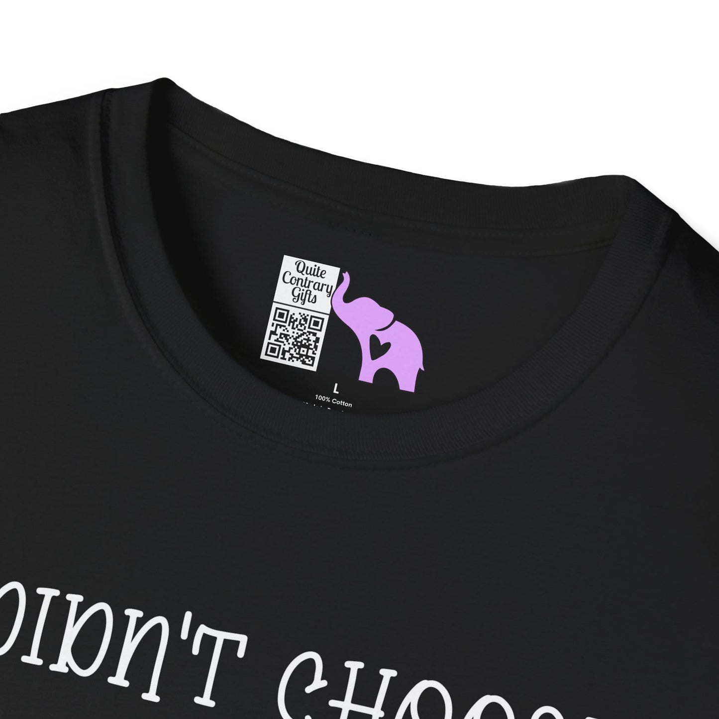 I Didn't Choose The Crazy Cat Lady Life, It Chose Me Adult T-shirt