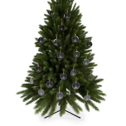 The Night Hope Was Born Glass Ornament