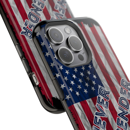 Never Surrender American Flag Impact-Resistant Cases