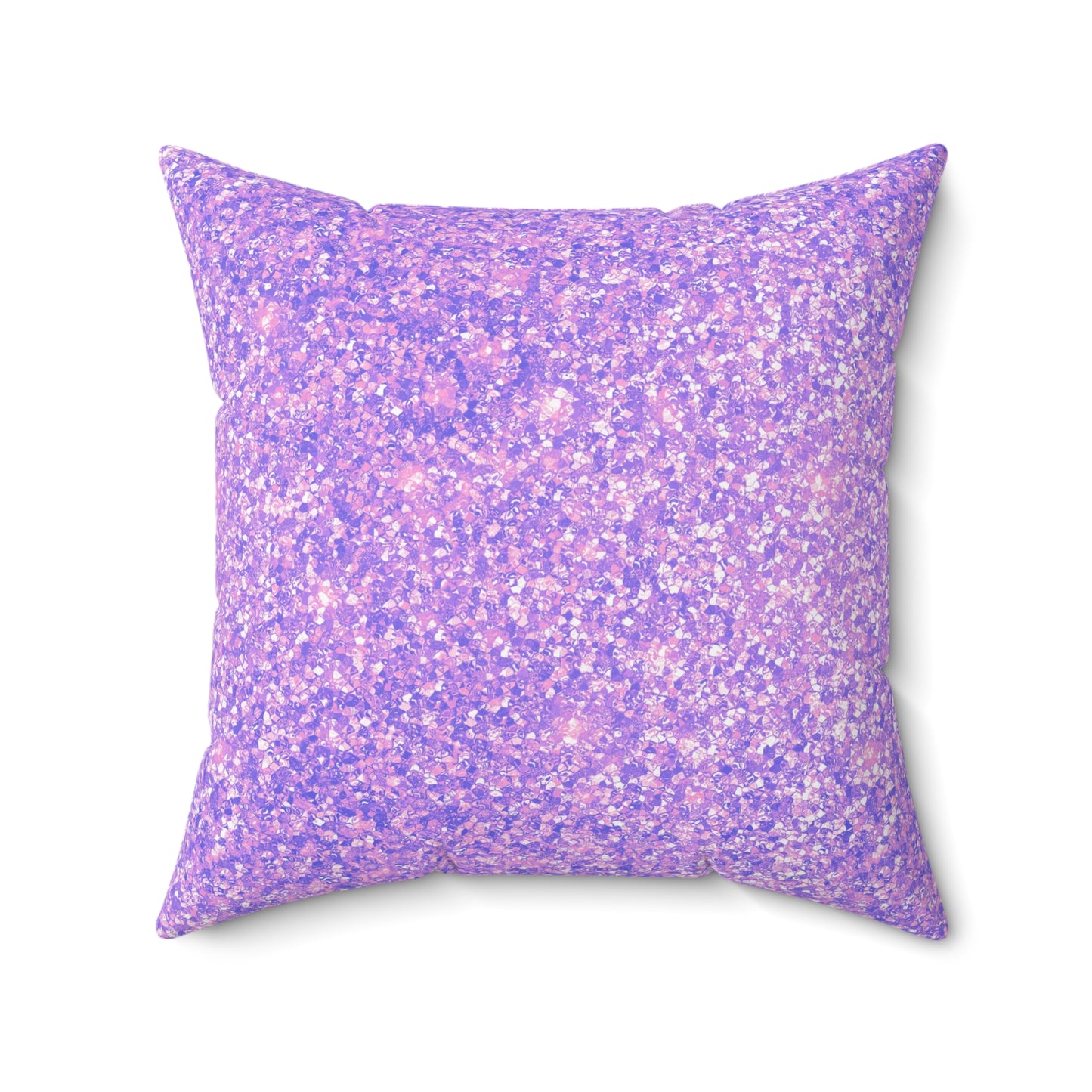 Lavender Crystal Throw Pillow
