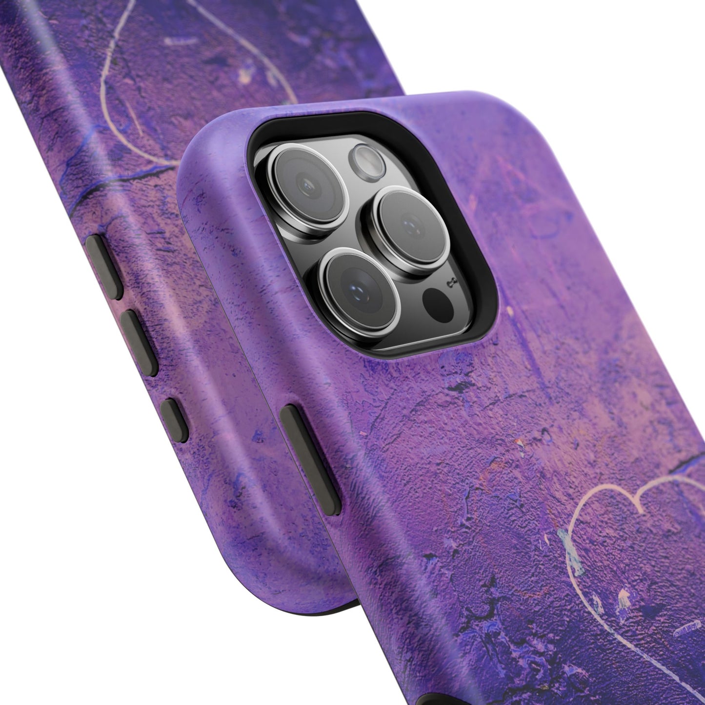 Purple Heart Wall MagSafe® Compatible Tough Case for iPhone