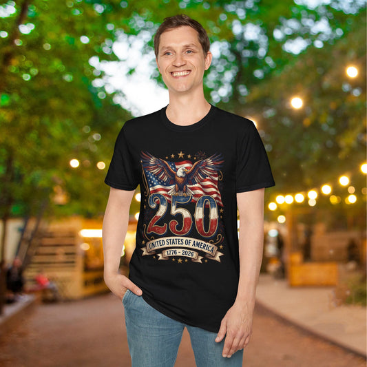 Bald Eagle 250 United States of America Adult T-shirt