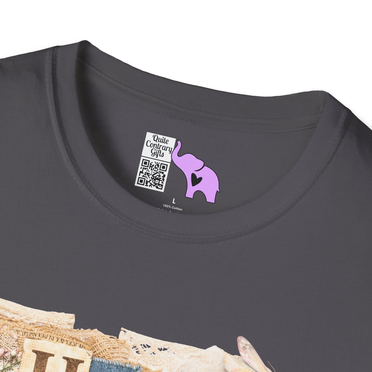 He Is Risen (Lace Collage) Adult T-shirt