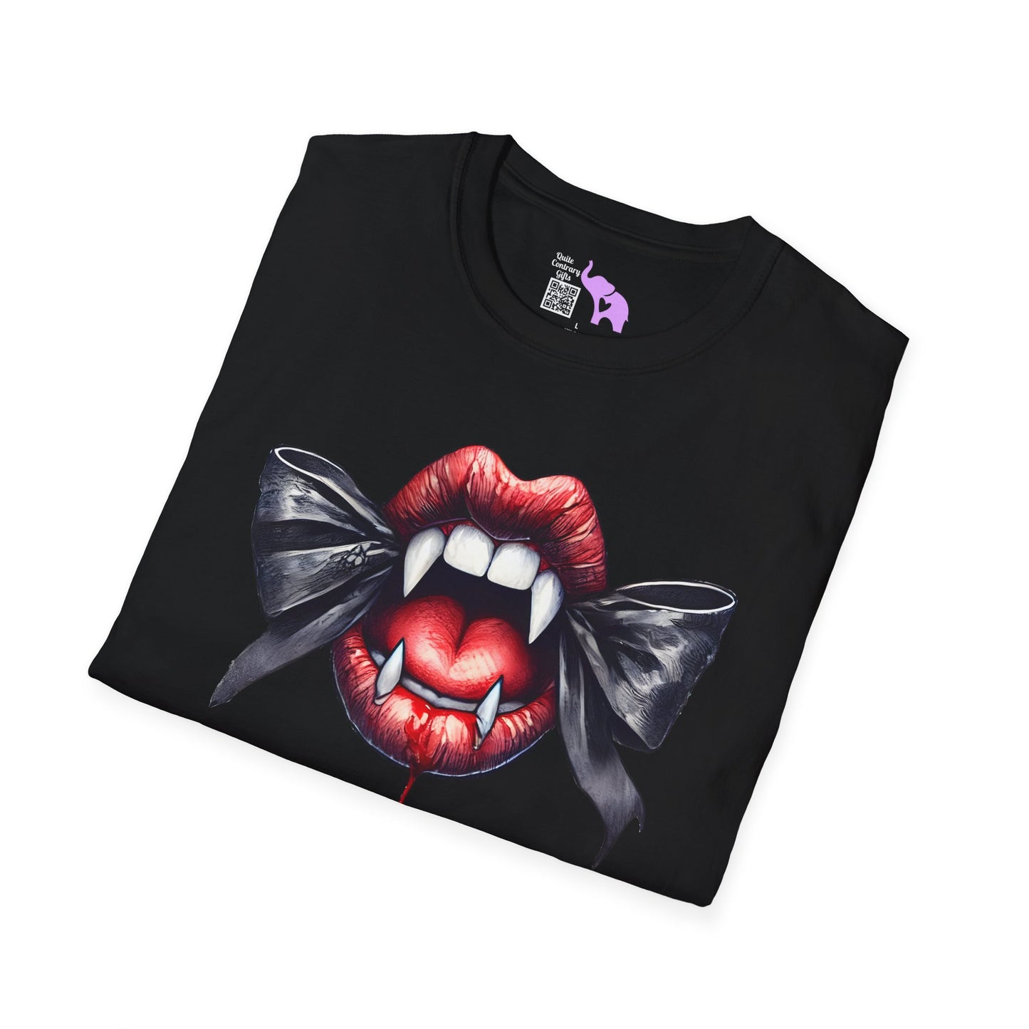 Vampire Mouth Adult T-shirt