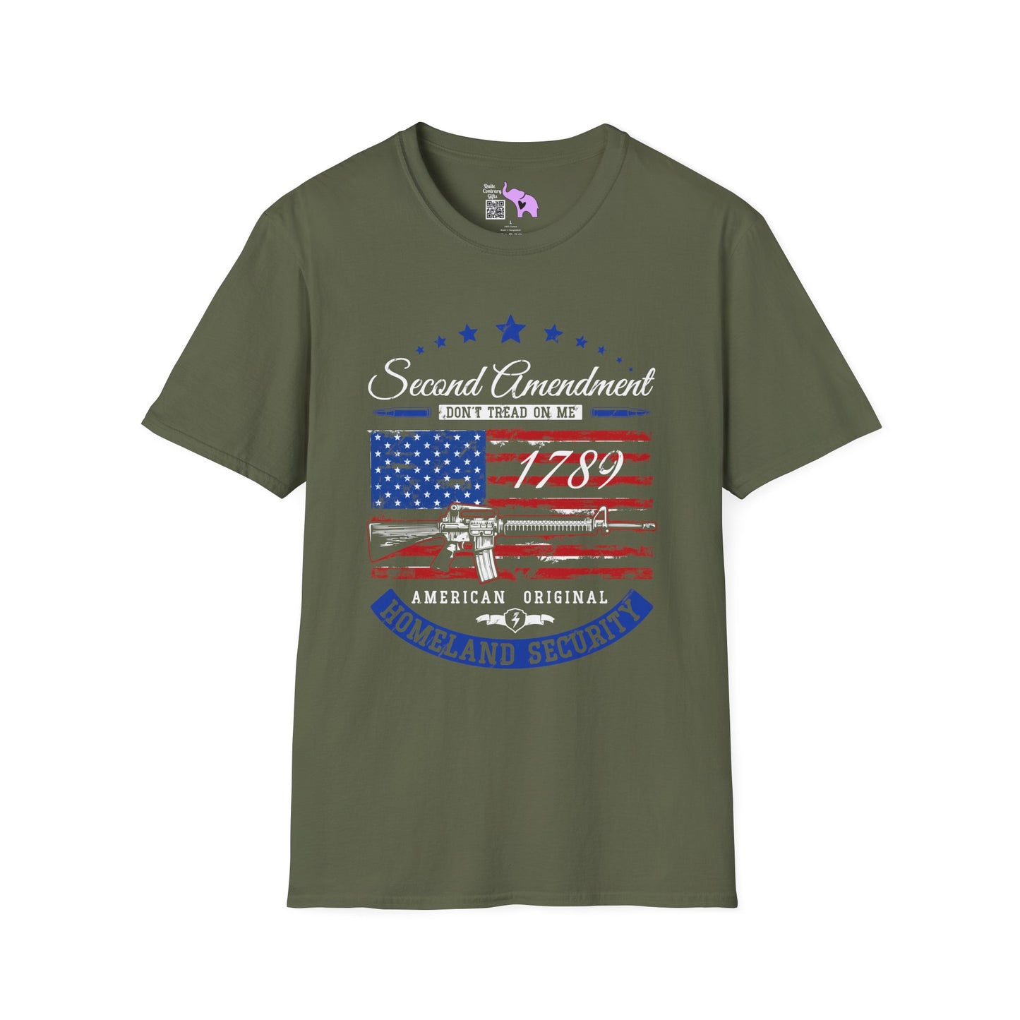 Second Amendment American Original Homeland Security Adult T-Shirt