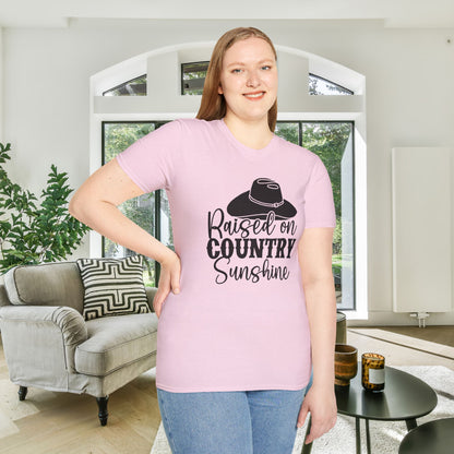 Raised On Country Sunshine Adult T-shirt