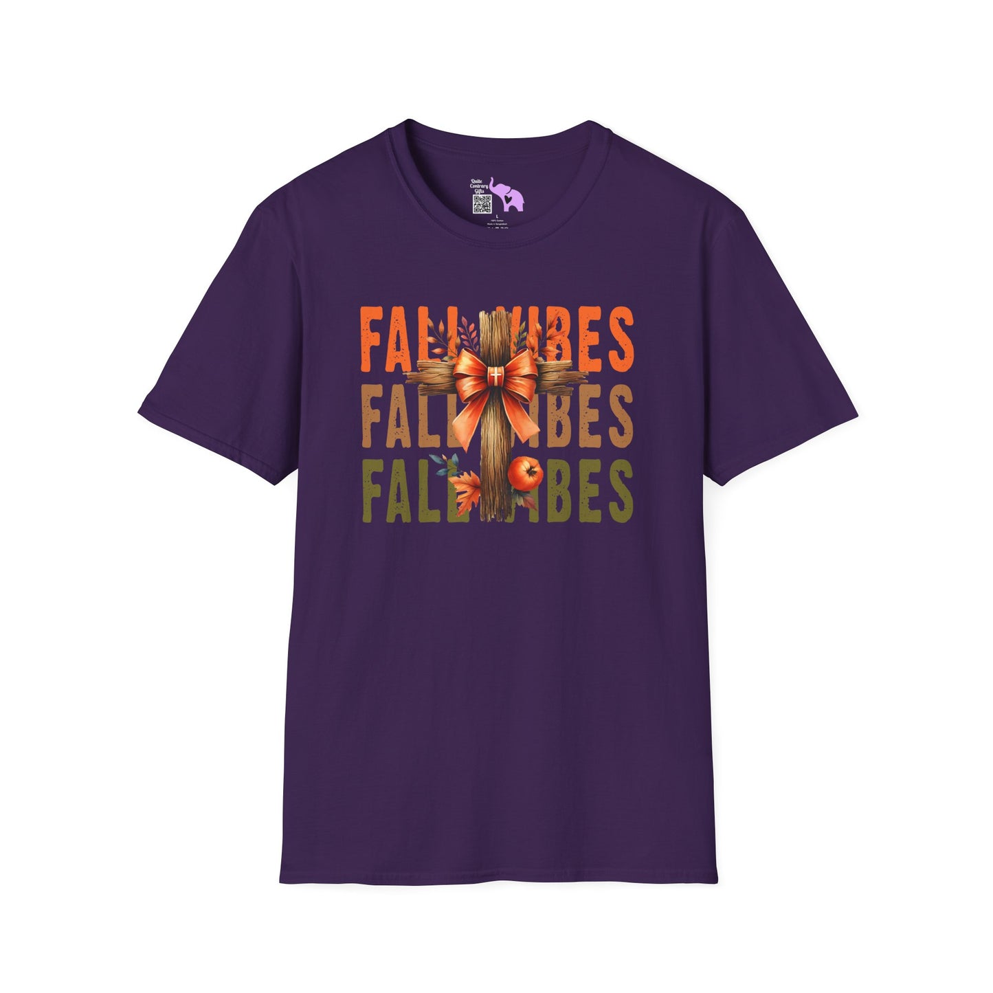 Fall Vibes (Cross) Adult T-shirt