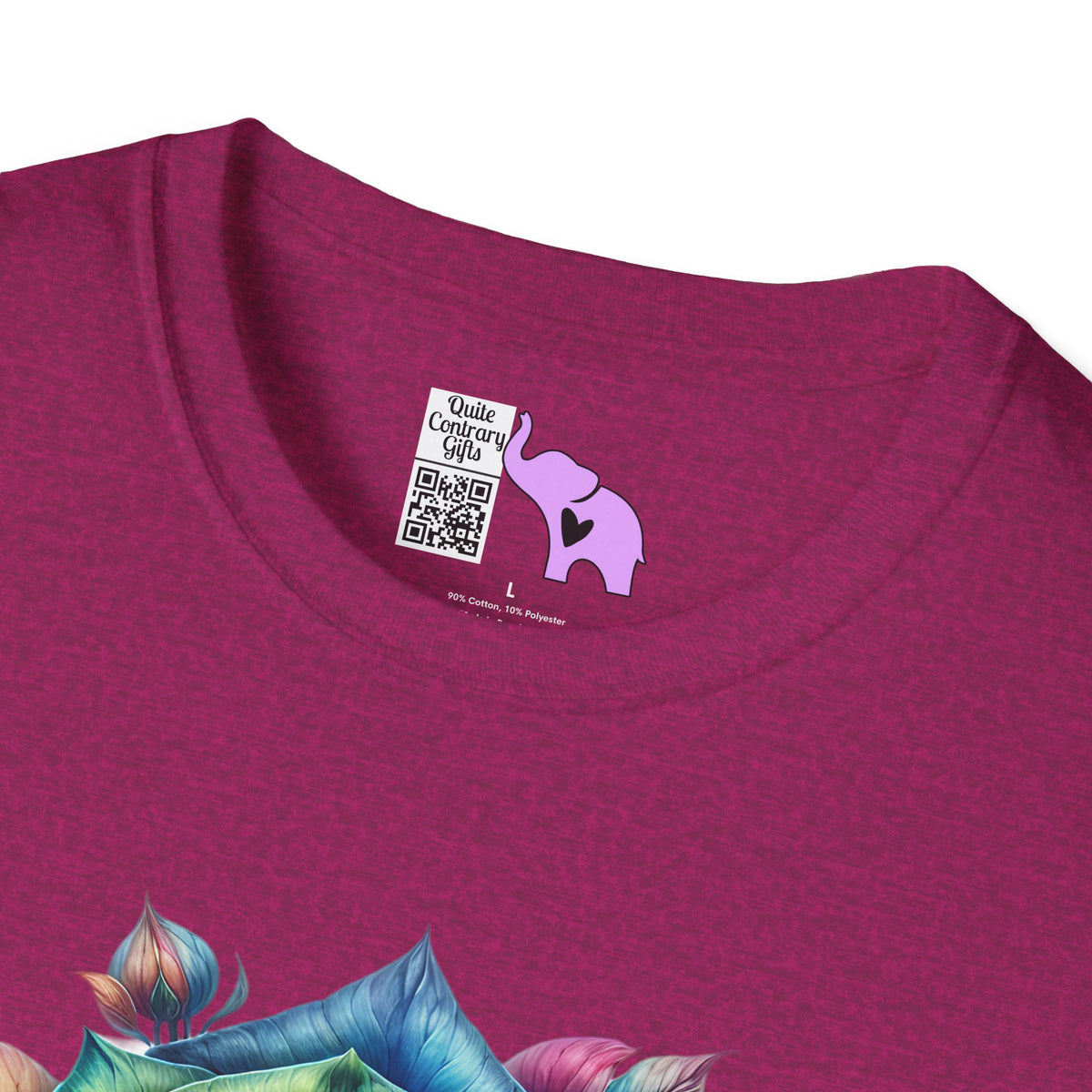 Colorful Rose Adult T-shirt