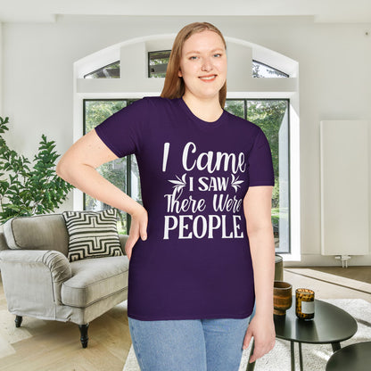 I Came I Saw There Were People Adult T-shirt
