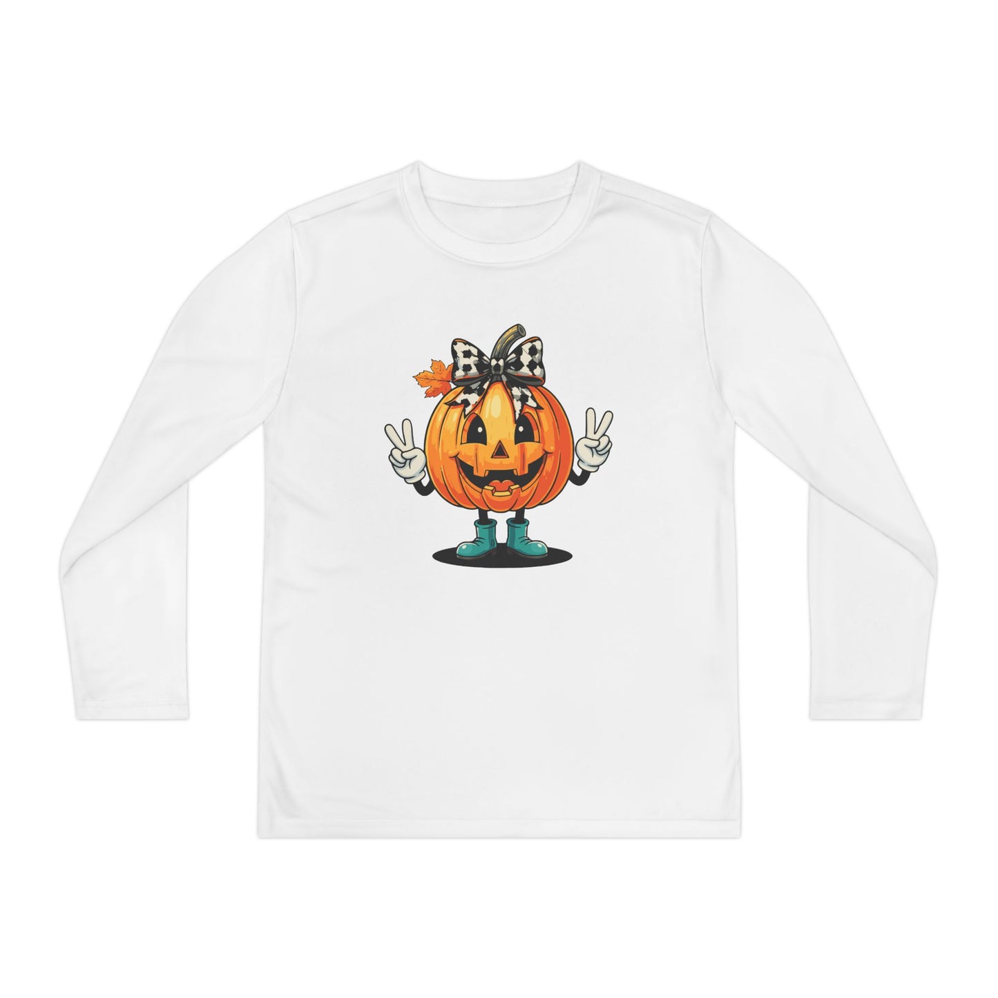 Pumpkin Peace Youth Long Sleeve Tee