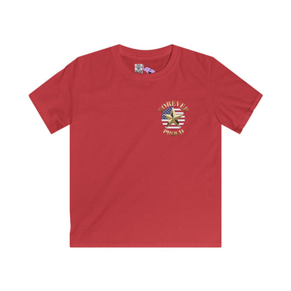 Gold Star Brother Forever Proud Youth Softstyle Tee