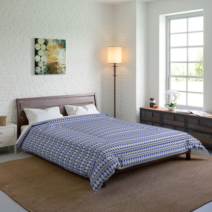 Sapphire Cairn Stripes Comforter