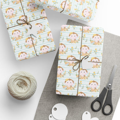 Monkeys in Bloom Wrapping Paper