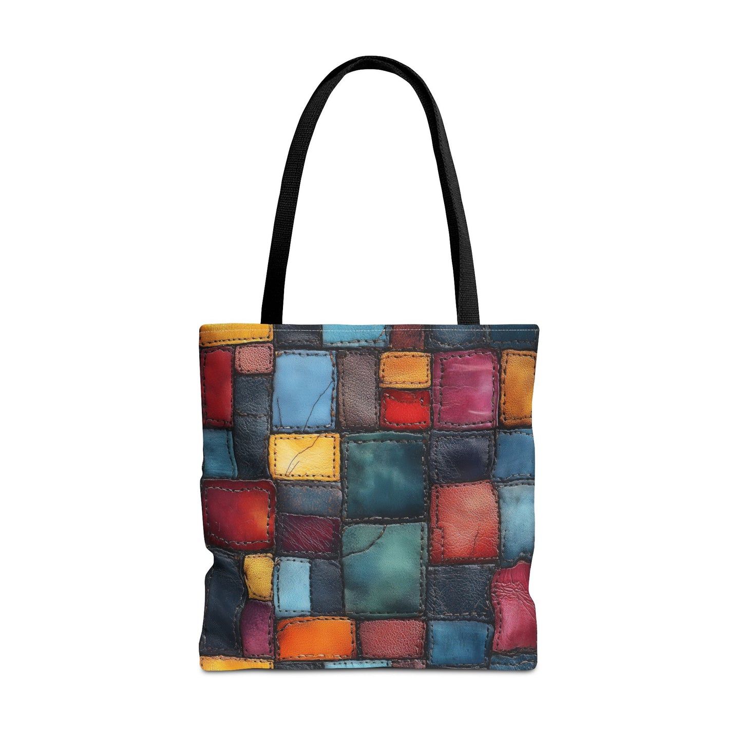 Colorblock Craze Canvas Tote Bag