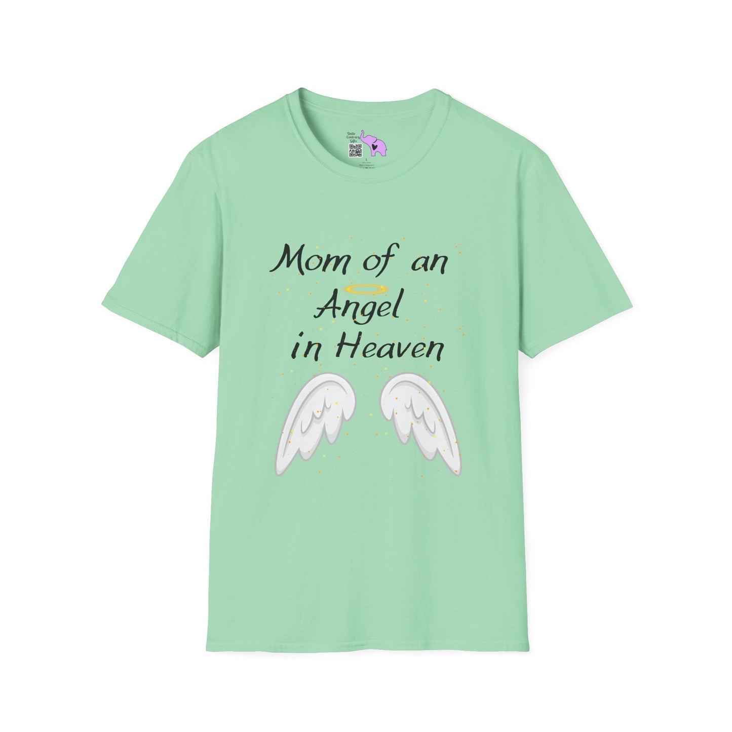 Mom of an Angel in Heaven Adult T-shirt