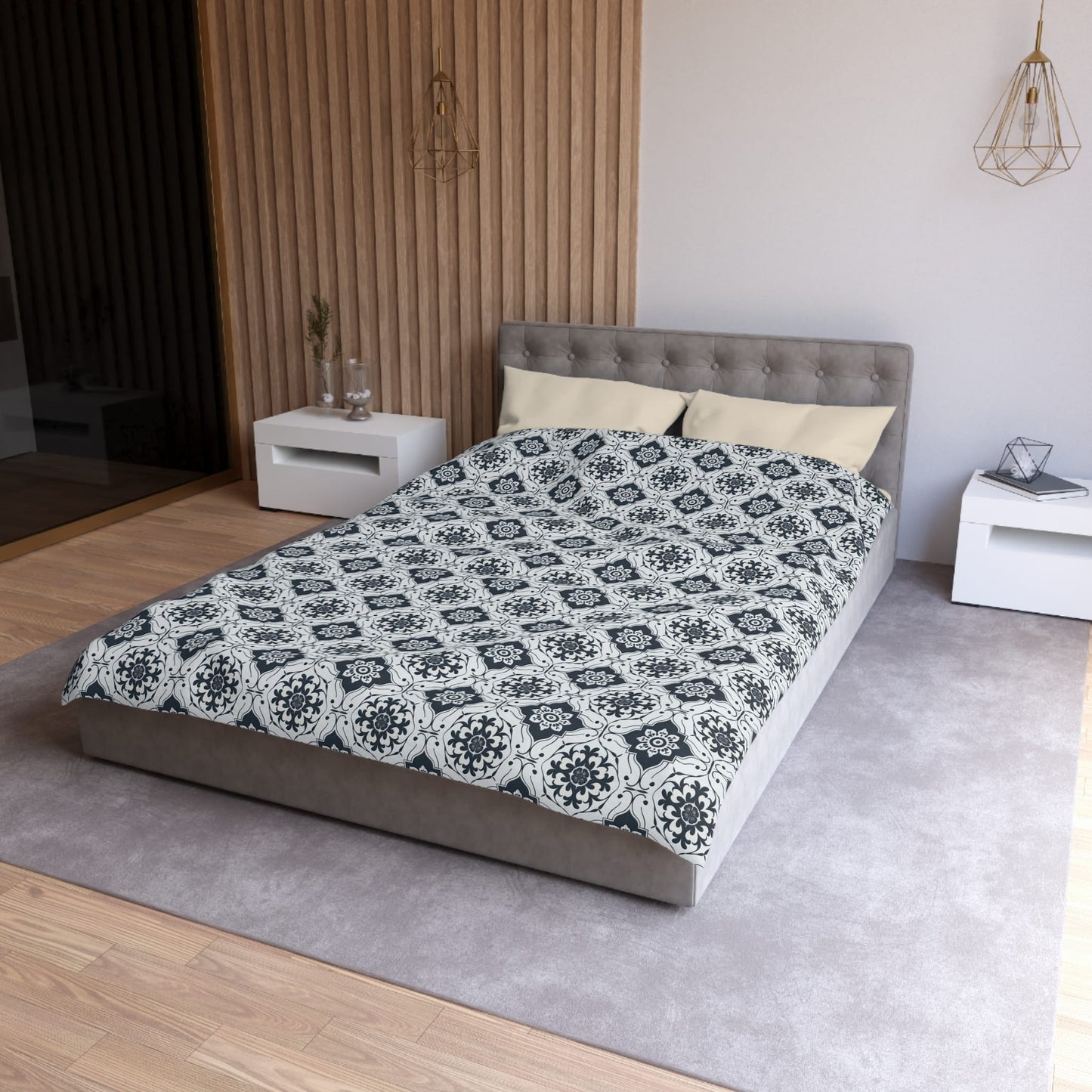 Lisbon Noir Duvet Bedding Set