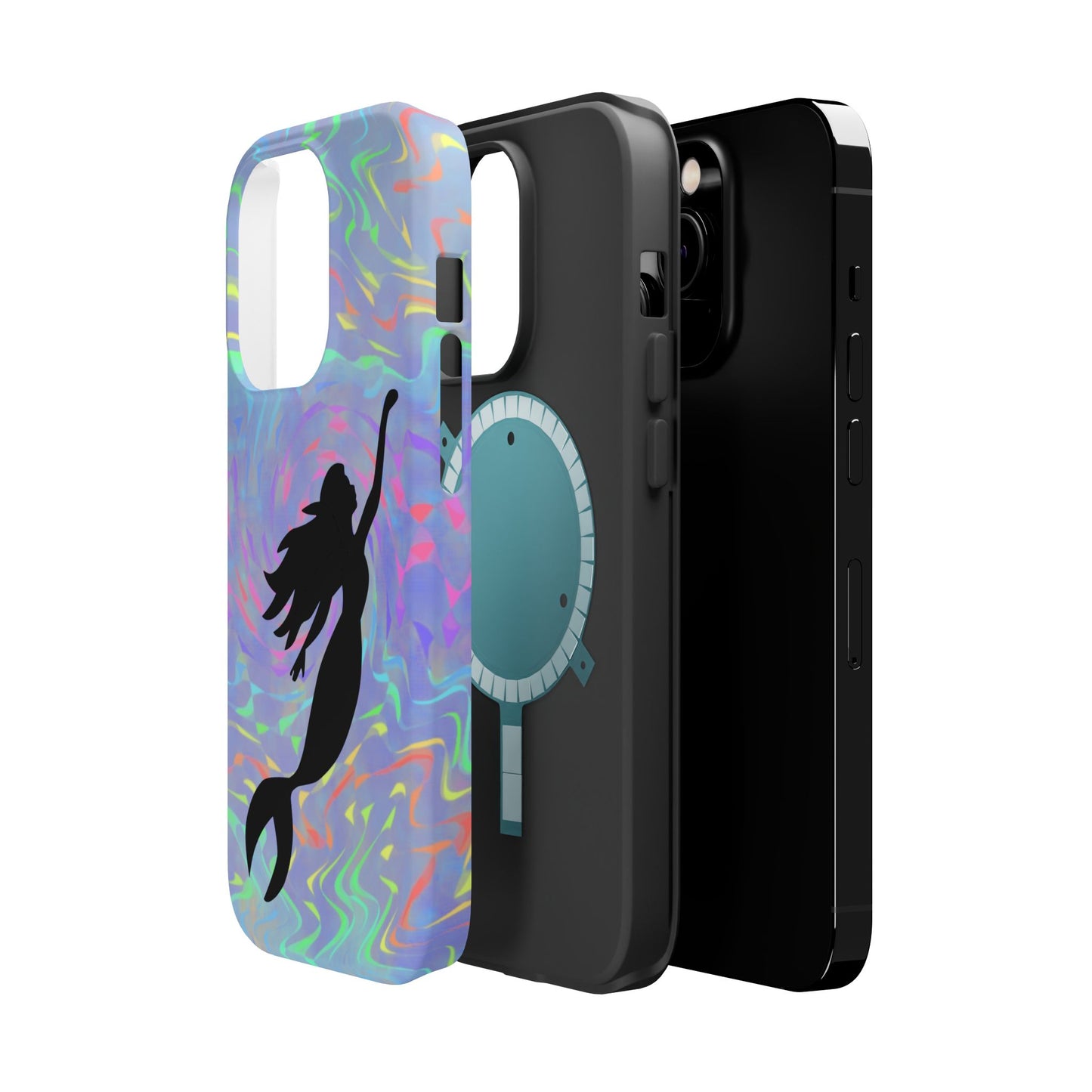 Mermaid Silhouette MagSafe® Compatible Tough Case for iPhone