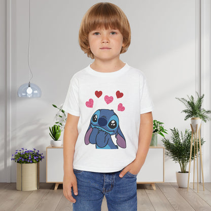 Stitch In Love Heavy Cotton™ Toddler T-shirt