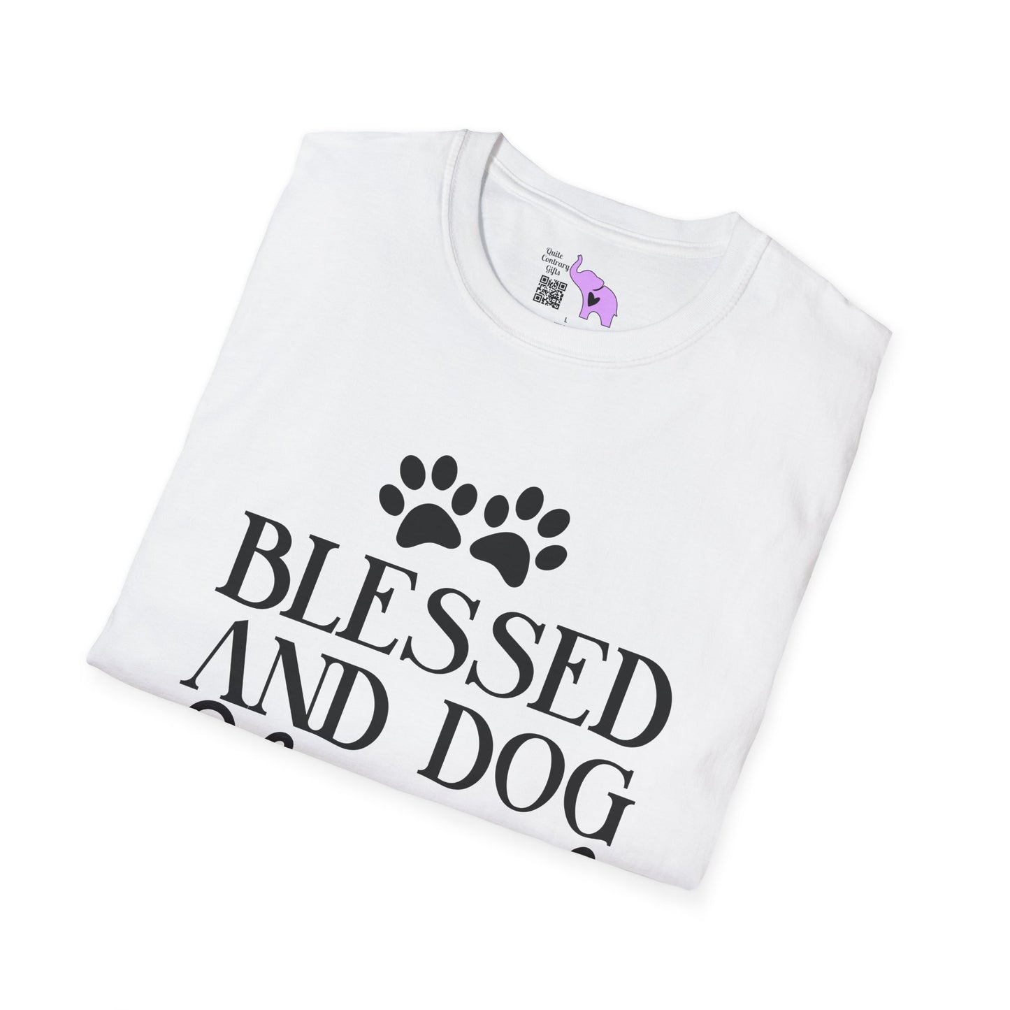 Blessed And Dog Obsessed Adult T-shirt