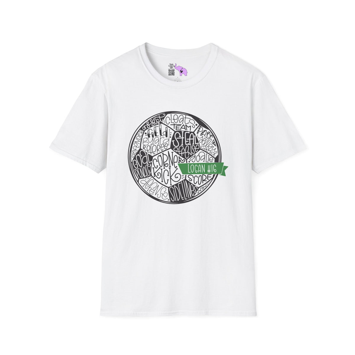 Personalized Soccer Cheer Team Adult T-shirt