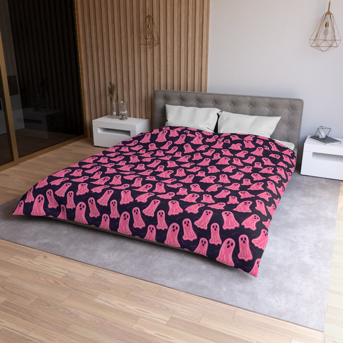 Boo Crew Microfiber Duvet Cover