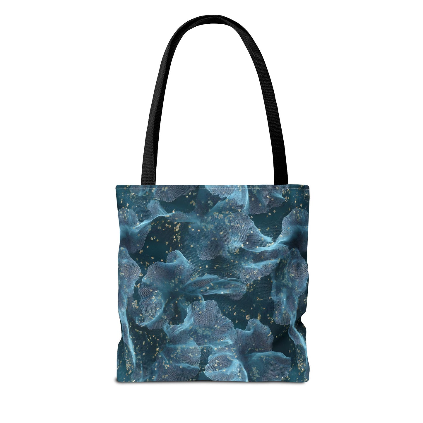 Midnight Sheer & Lace Canvas Tote Bag