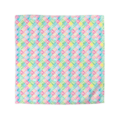 Watercolor Weave Duvet Bedding Set
