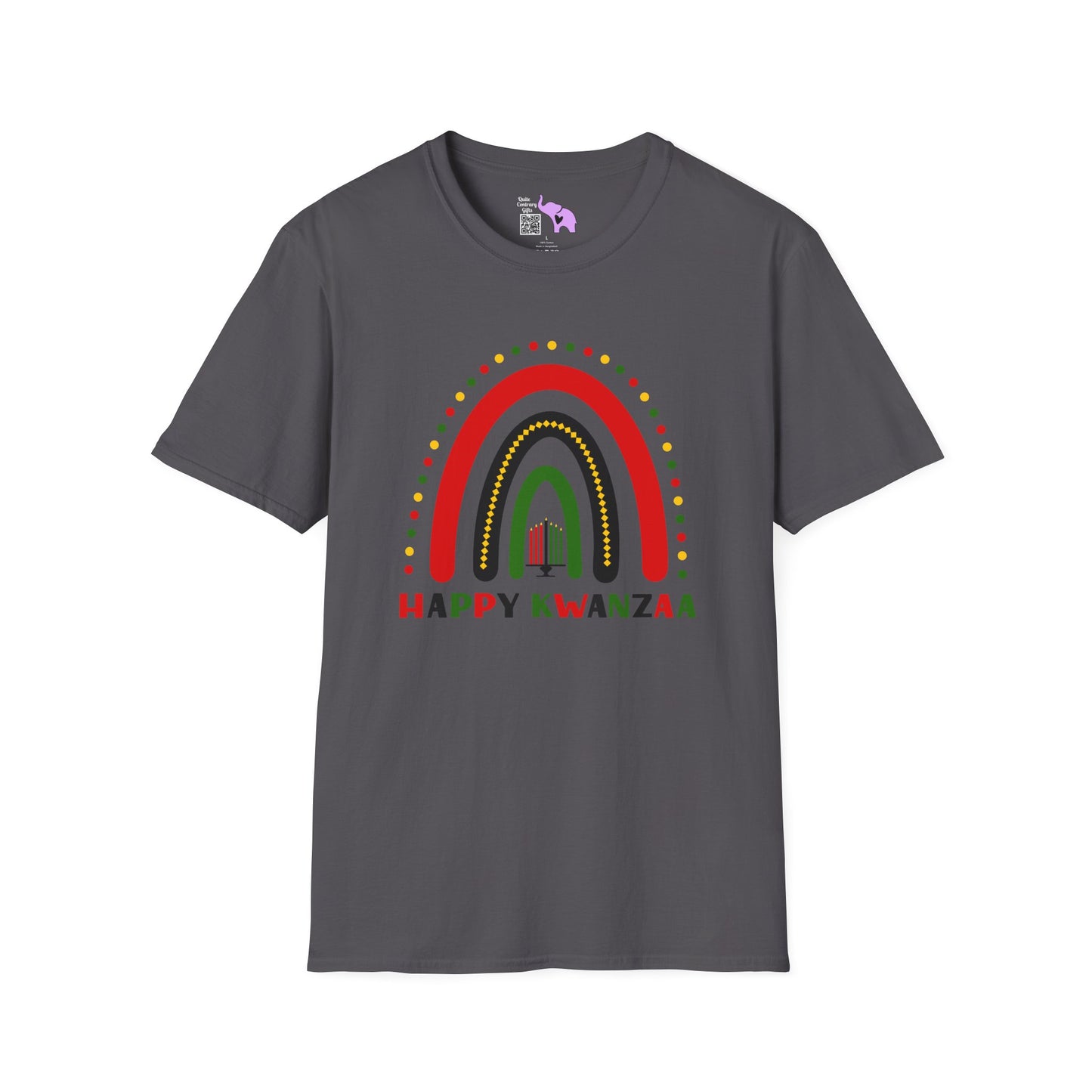 Happy Kwanzaa Arch Adult T-shirt