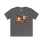 Happy Hallowthanksmas (Ghost/Turkey/Santa) Youth Softstyle Tee