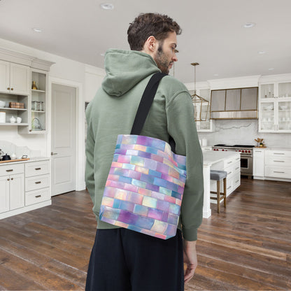 Cloudbound Panels Canvas Tote Bag