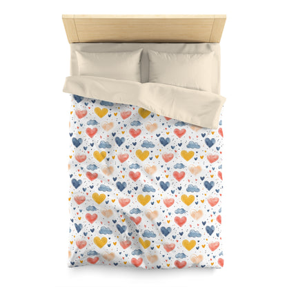 Love in the Air Microfiber Duvet Cover