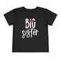 Big Sister (Pink Flowers) Toddler Tee