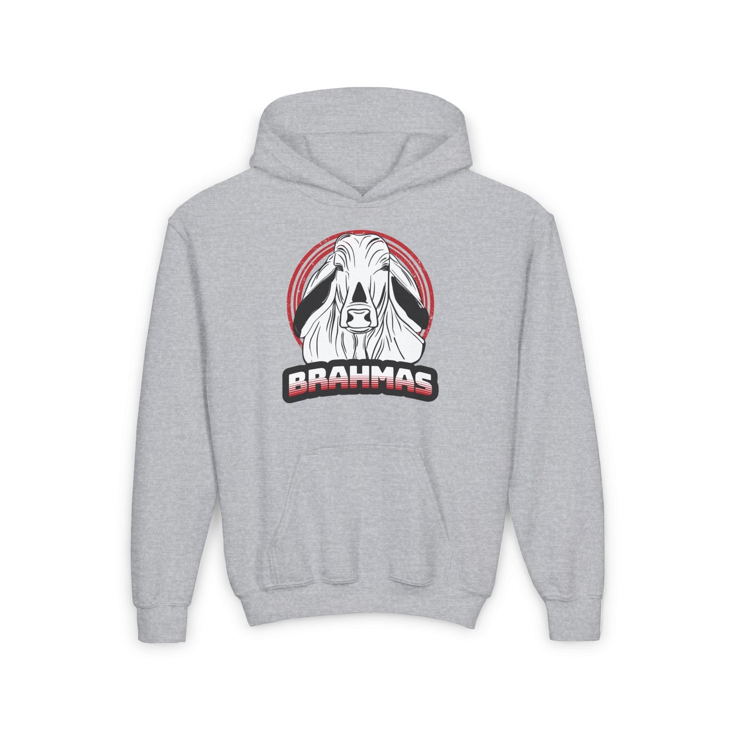 Brahmas Circle Youth Heavy Blend Hoodie