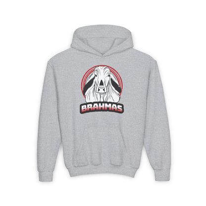 Brahmas Circle Youth Heavy Blend Hoodie